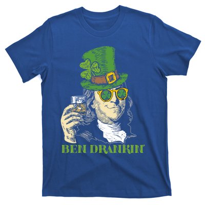 Ben Drankin Funny Green Shamrock Political St Patricks Day Gift T-Shirt