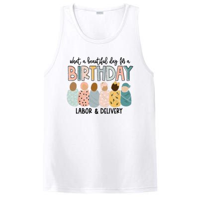 Beautiful Day for A Birthday Labor and Delivery Nurse PosiCharge Competitor Tank