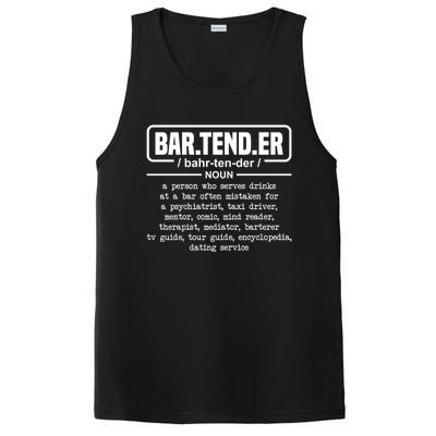 Bartender Definition For Bartender Gift PosiCharge Competitor Tank