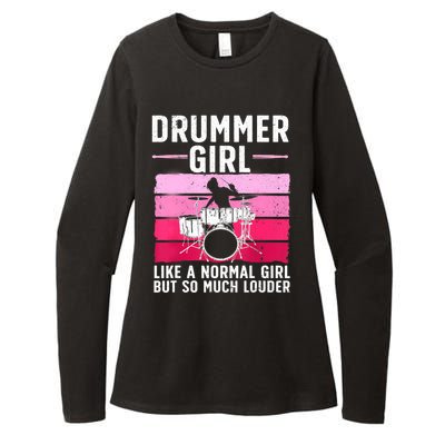 Best Drums For Girls Women Drummer Music Band Drum Musician Womens CVC Long Sleeve Shirt