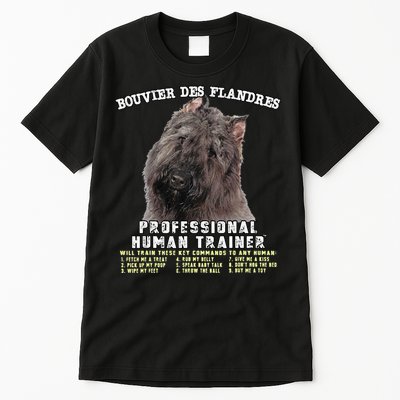 Bouvier Des Flandres Professional Human Trainer Cute Dog Tall T-Shirt