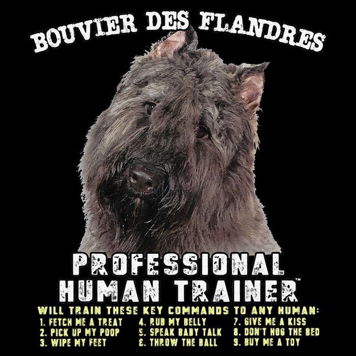 Bouvier Des Flandres Professional Human Trainer Cute Dog Impact Tech Backpack