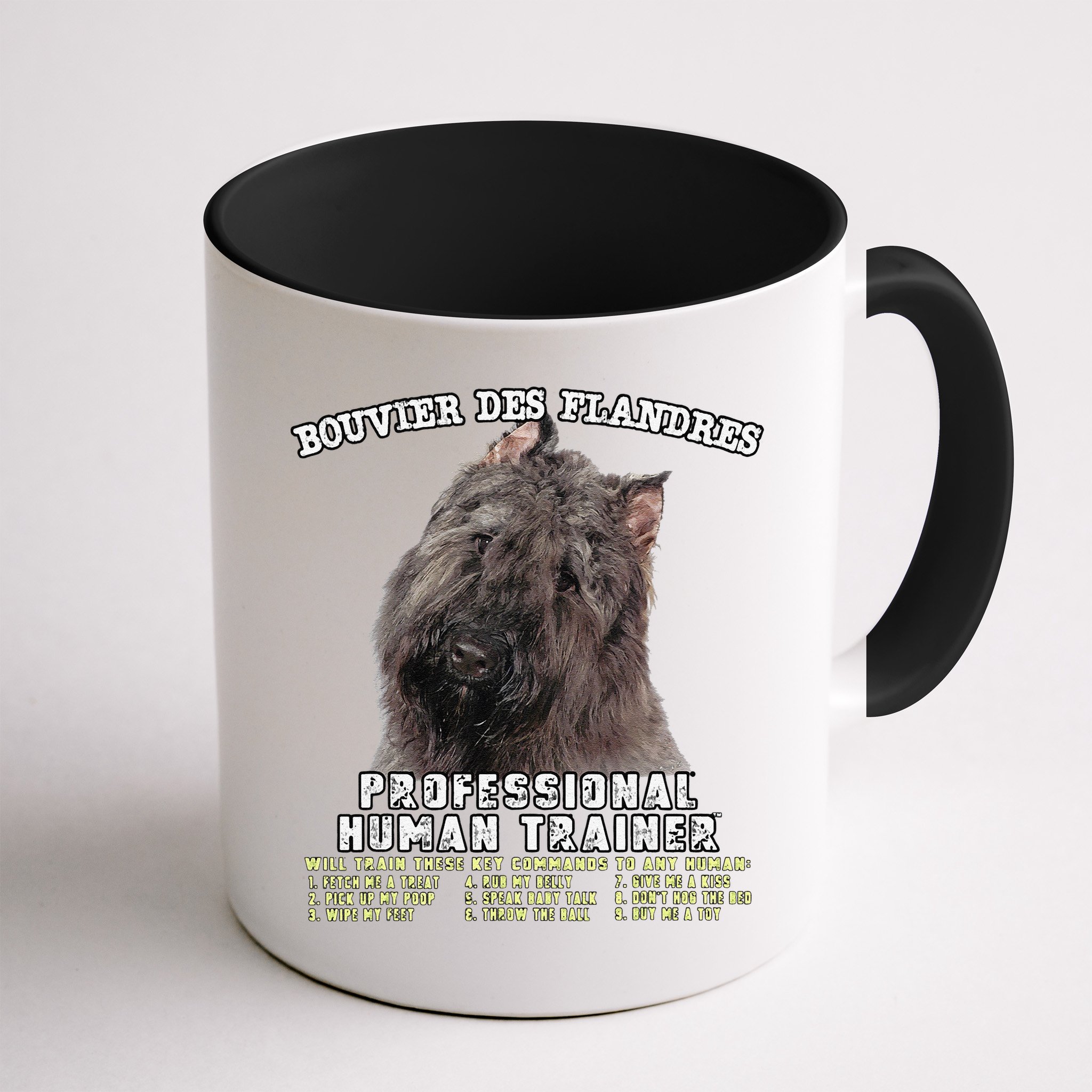 Bouvier Des Flandres Professional Human Trainer Cute Dog Mug