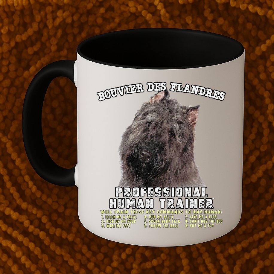 Bouvier Des Flandres Professional Human Trainer Cute Dog Mug