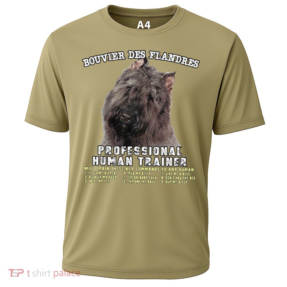 Bouvier Des Flandres Professional Human Trainer Cute Dog Performance Shirt