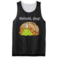 Behold Dog Funny Urtle Wearing A Priest Hat Mesh Reversible Basketball Jersey Tank