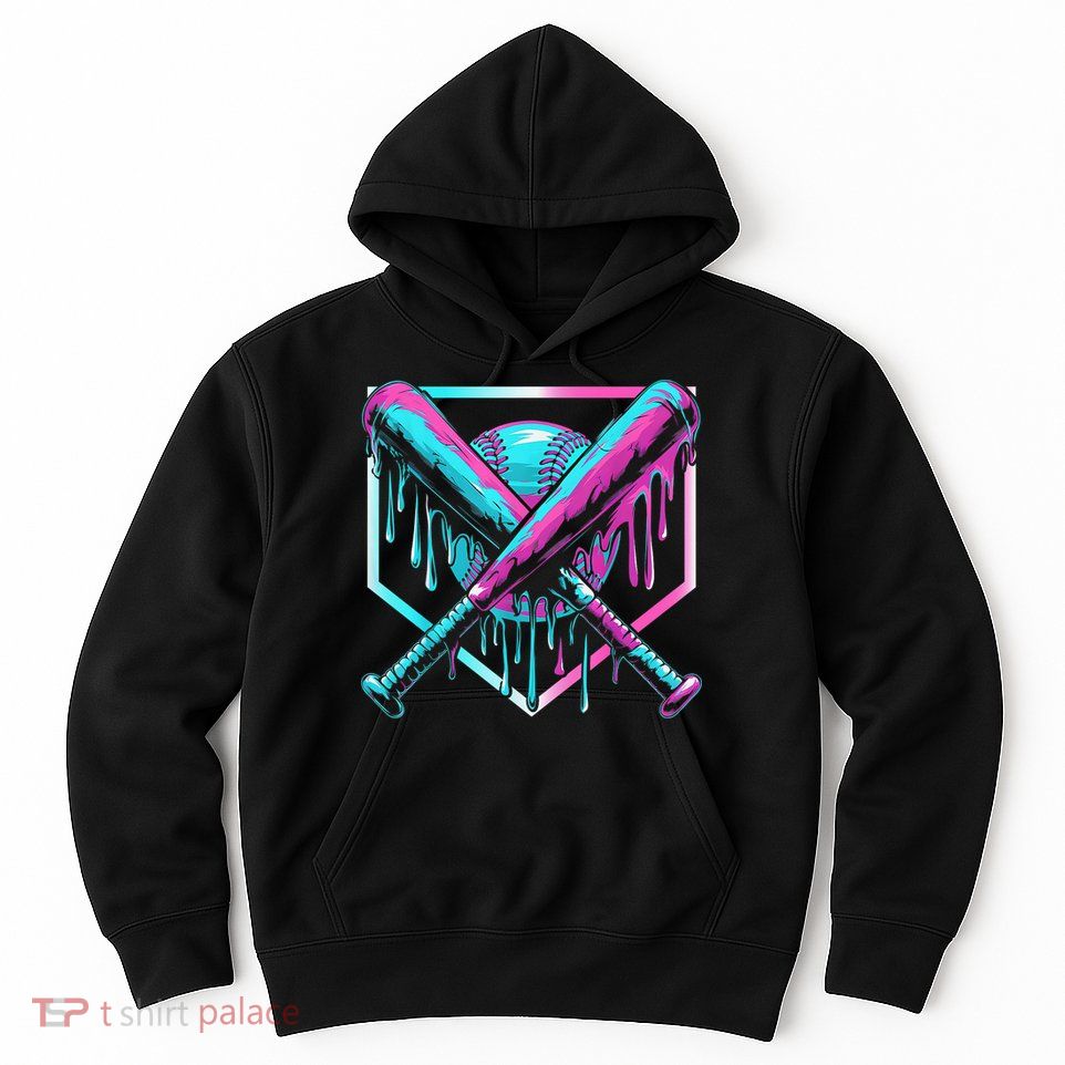 Baseball Drip For Boy Ice Cream Drip Y.o.u.t.h. Boy Baseball Hoodie