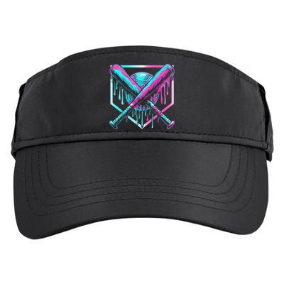 Baseball Drip For Boy Ice Cream Drip Y.o.u.t.h. Boy Baseball Adult Drive Performance Visor