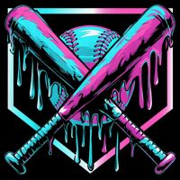 Baseball Drip For Boy Ice Cream Drip Y.o.u.t.h. Boy Baseball Flatbill Hat