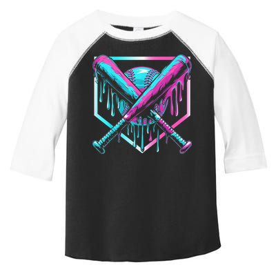 Baseball Drip For Boy Ice Cream Drip Y.o.u.t.h. Boy Baseball Toddler Fine Jersey T-Shirt
