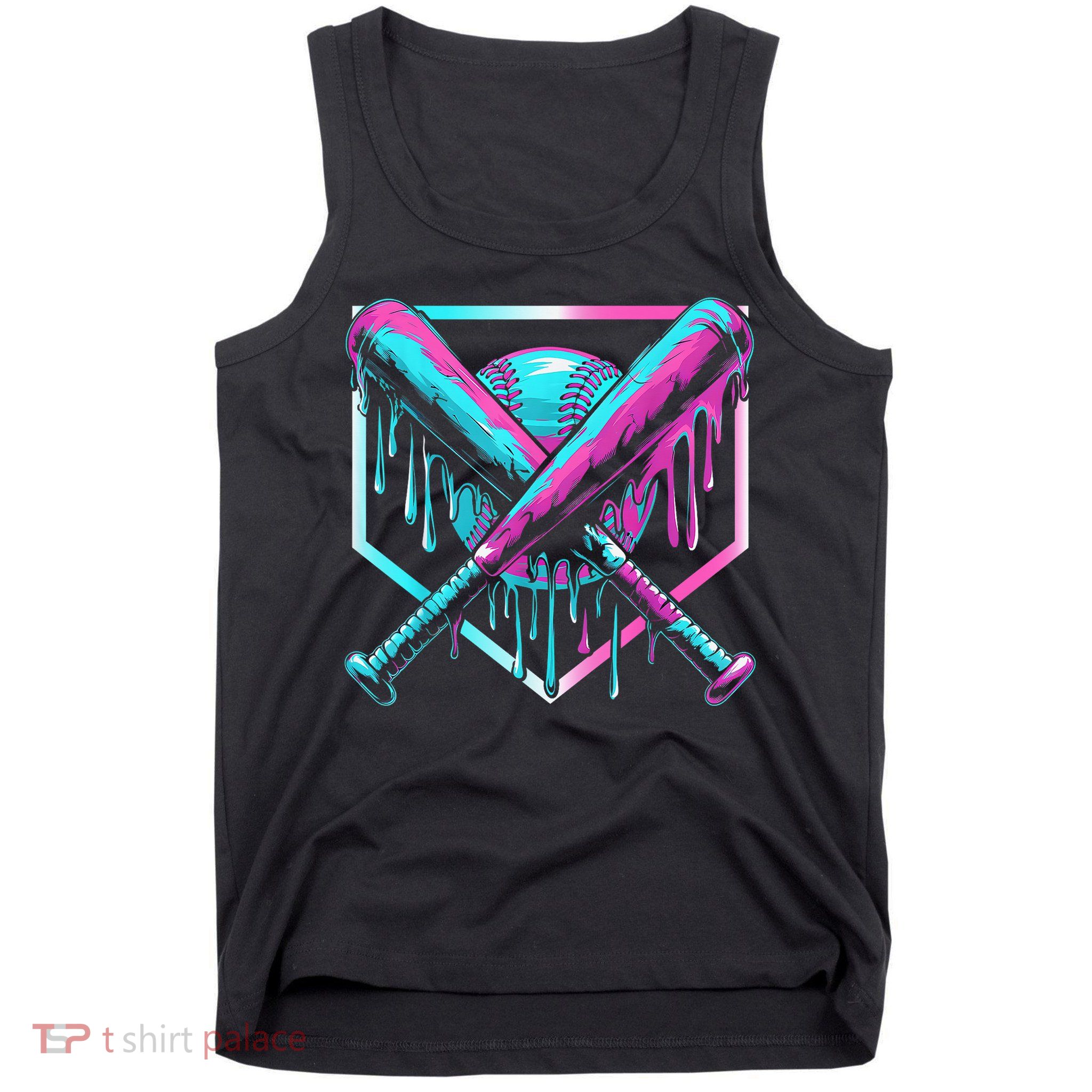 Baseball Drip For Boy Ice Cream Drip Y.o.u.t.h. Boy Baseball Tank Top