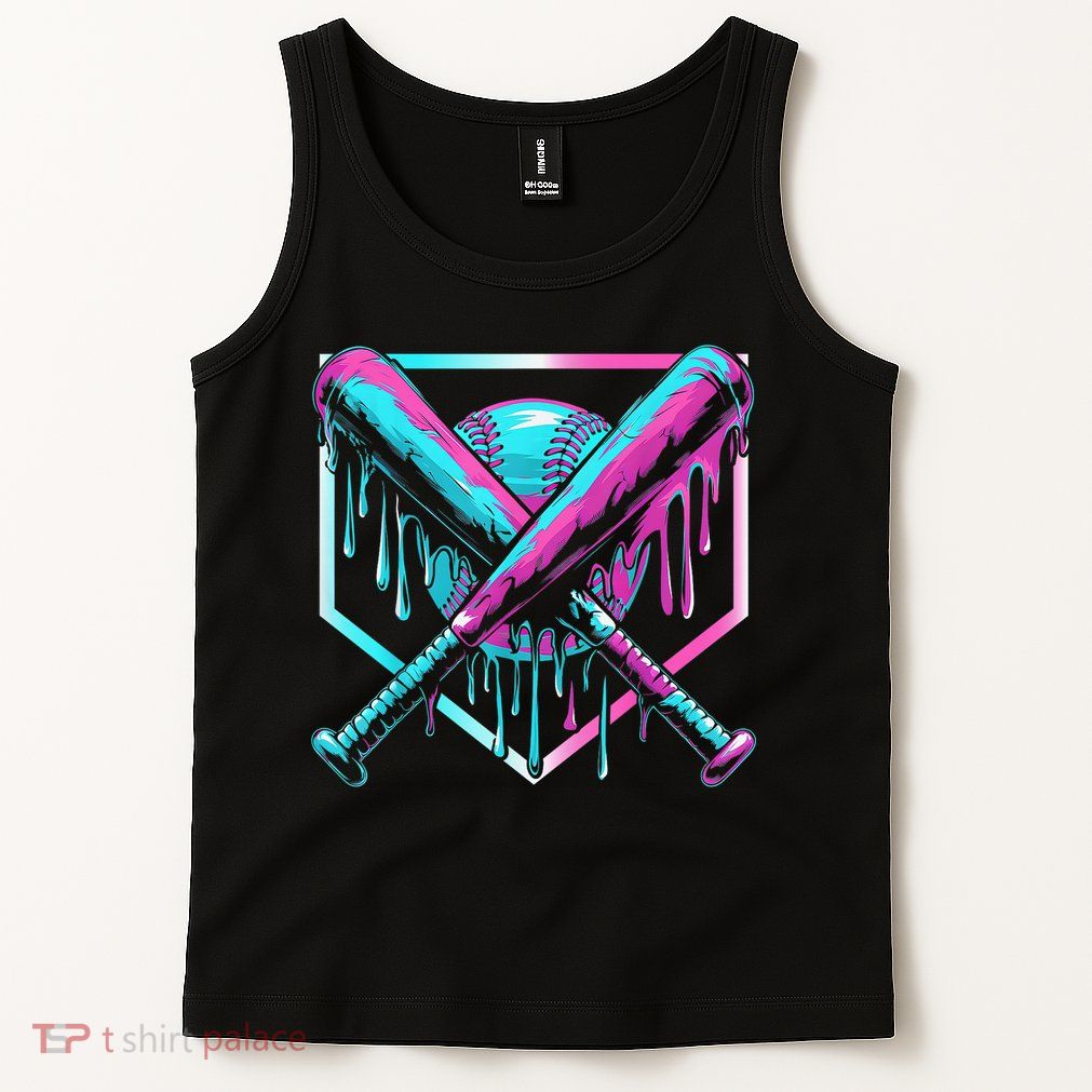 Baseball Drip For Boy Ice Cream Drip Y.o.u.t.h. Boy Baseball Tank Top