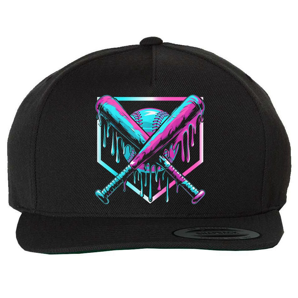Baseball Drip For Boy Ice Cream Drip Y.o.u.t.h. Boy Baseball Wool Snapback Cap