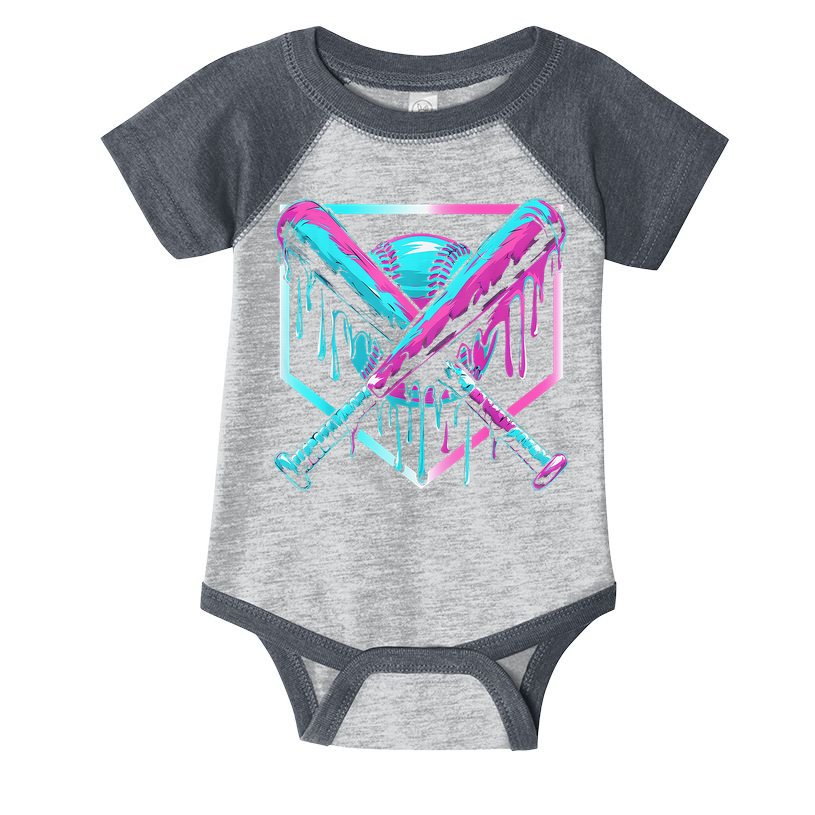 Baseball Drip For Boy Ice Cream Drip Y.o.u.t.h. Boy Baseball Infant Baby Jersey Bodysuit