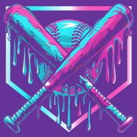 Baseball Drip For Boy Ice Cream Drip Y.o.u.t.h. Boy Baseball T-Shirt