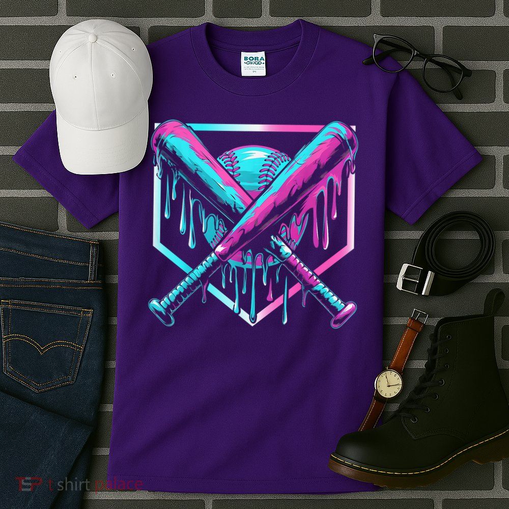 Baseball Drip For Boy Ice Cream Drip Y.o.u.t.h. Boy Baseball Tall T-Shirt