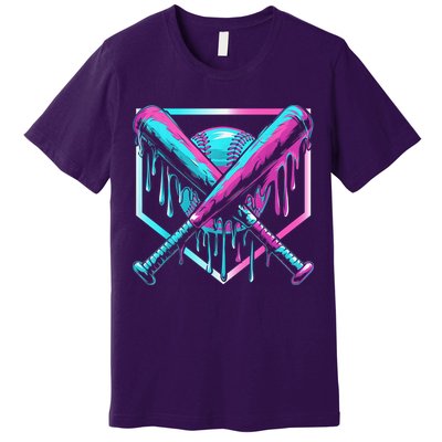 Baseball Drip For Boy Ice Cream Drip Y.o.u.t.h. Boy Baseball Premium T-Shirt