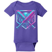 Baseball Drip For Boy Ice Cream Drip Y.o.u.t.h. Boy Baseball Baby Bodysuit