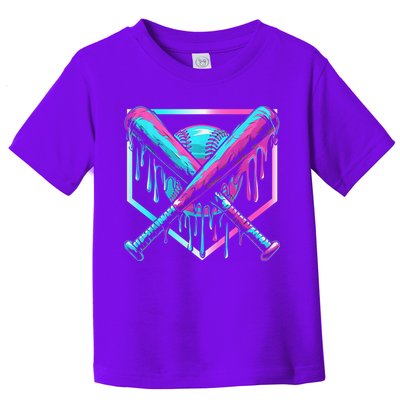 Baseball Drip For Boy Ice Cream Drip Y.o.u.t.h. Boy Baseball Toddler T-Shirt