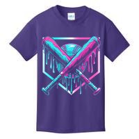 Baseball Drip For Boy Ice Cream Drip Y.o.u.t.h. Boy Baseball Kids T-Shirt