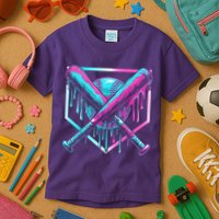 Baseball Drip For Boy Ice Cream Drip Y.o.u.t.h. Boy Baseball Kids T-Shirt
