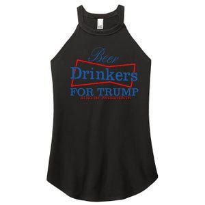 Beer Drinkers For Trump Presidential Support Women's Perfect Tri Rocker Tank