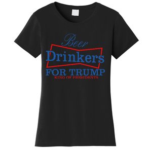 Beer Drinkers For Trump Presidential Support Women's T-Shirt