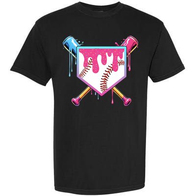 Baseball Drip For Boy Ice Cream Drip Baseball  Garment-Dyed Heavyweight T-Shirt