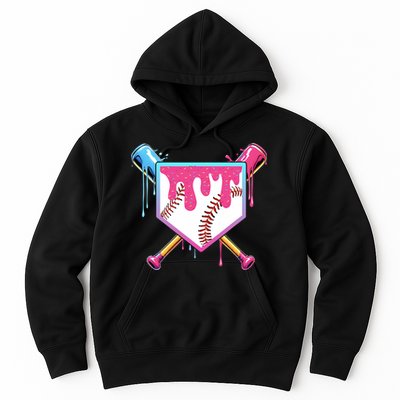 Baseball Drip For Boy Ice Cream Drip Baseball  Hoodie
