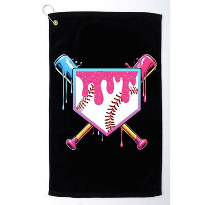 Baseball Drip For Boy Ice Cream Drip Baseball  Golf Towel