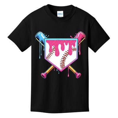 Baseball Drip For Boy Ice Cream Drip Baseball  Kids T-Shirt