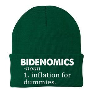 Bidenomics Definition Funny AntiBiden Knit Cap Winter Beanie