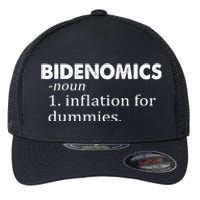 Bidenomics Definition Funny AntiBiden Flexfit Unipanel Trucker Cap