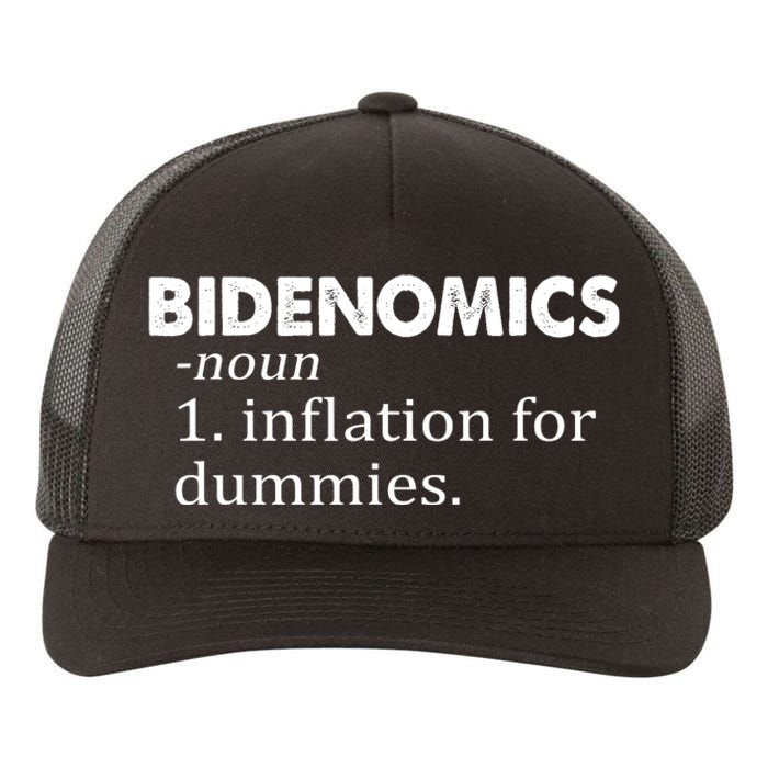 Bidenomics Definition Funny AntiBiden Yupoong Adult 5-Panel Trucker Hat