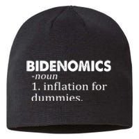 Bidenomics Definition Funny AntiBiden Sustainable Beanie