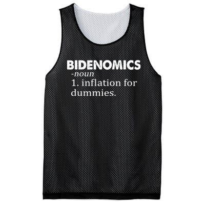 Bidenomics Definition Funny AntiBiden Mesh Reversible Basketball Jersey Tank