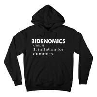 Bidenomics Definition Funny AntiBiden Tall Hoodie