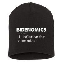 Bidenomics Definition Funny AntiBiden Short Acrylic Beanie