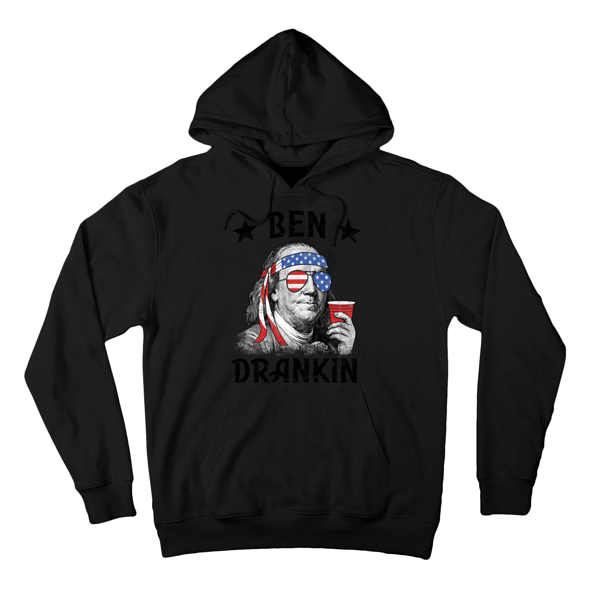 Ben Drankin Funny 4th Of July Tall Hoodie