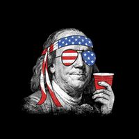 Ben Drankin Funny 4th Of July Zip Tote Bag