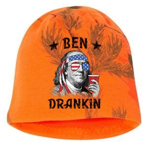 Ben Drankin Funny 4th Of July Kati - Camo Knit Beanie