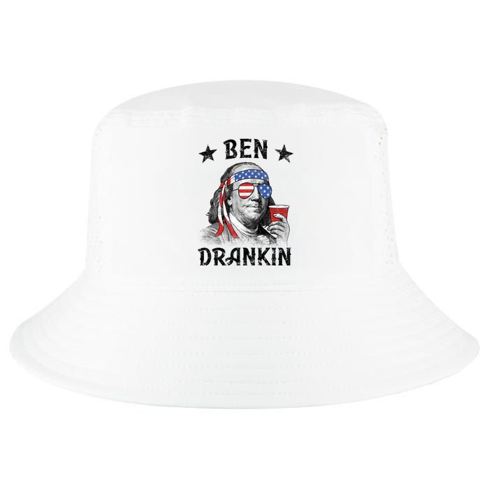 Ben Drankin Funny 4th Of July Cool Comfort Performance Bucket Hat