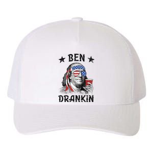 Ben Drankin Funny 4th Of July Yupoong Adult 5-Panel Trucker Hat