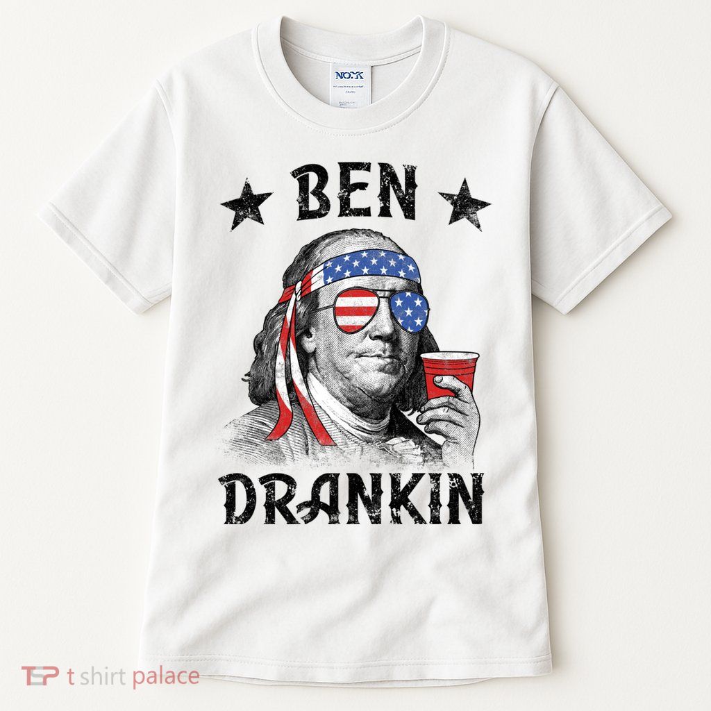Ben Drankin Funny 4th Of July Tall T-Shirt