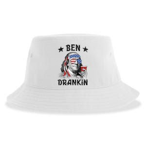 Ben Drankin Funny 4th Of July Sustainable Bucket Hat