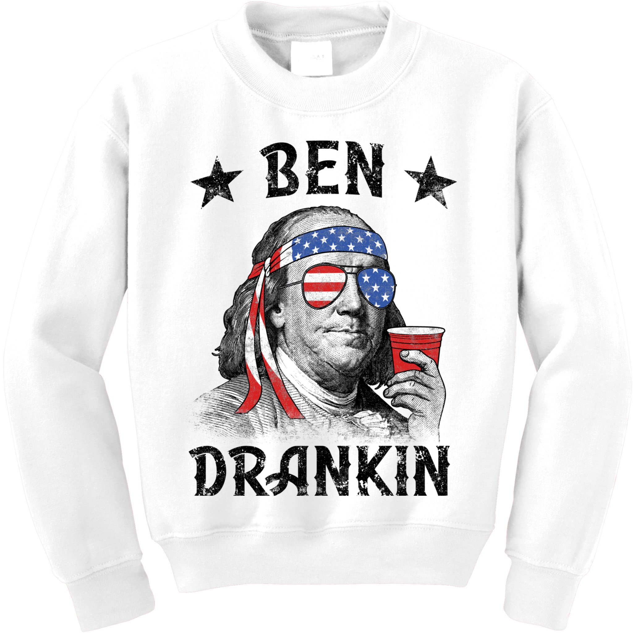 Ben Drankin Funny 4th Of July Kids Sweatshirt