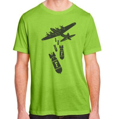 Bomber Dropping F Bombs Funny Adult ChromaSoft Performance T-Shirt