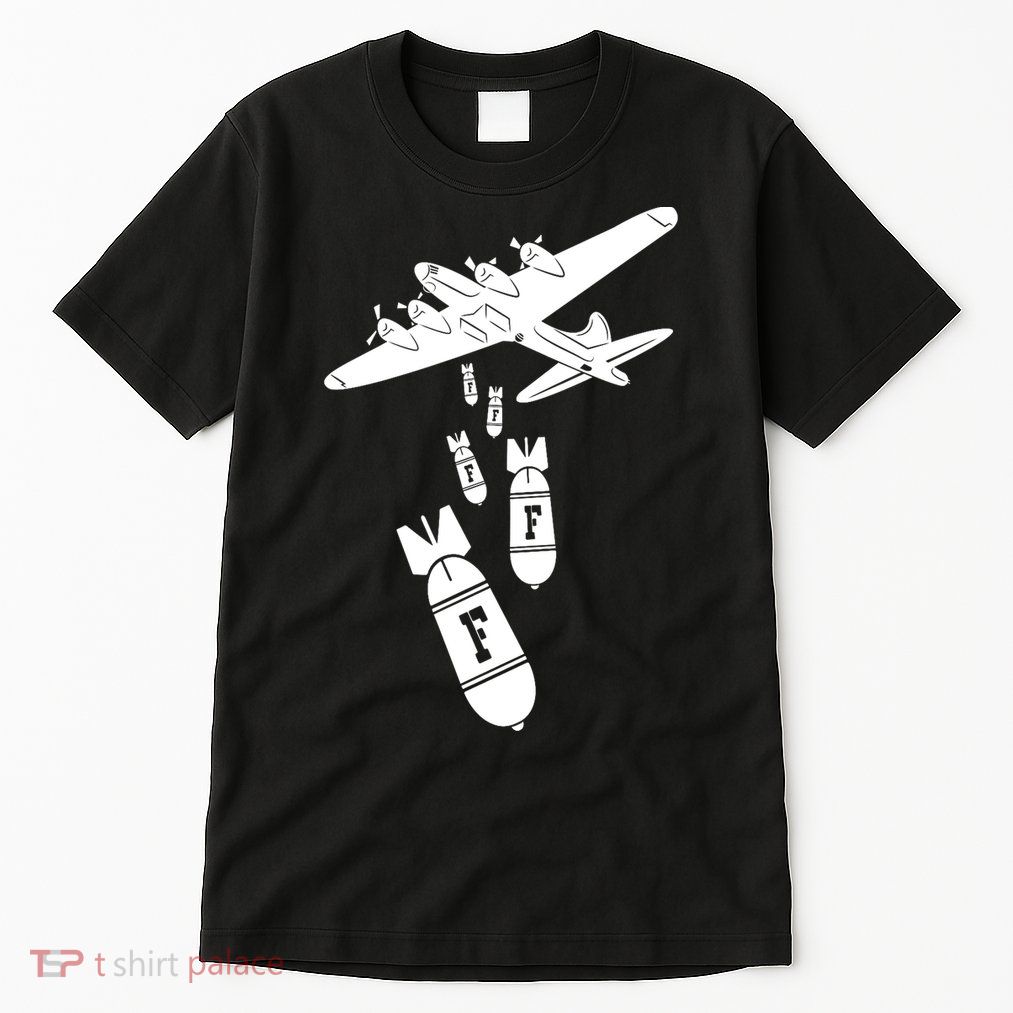 Bomber Dropping F Bombs Funny Tall T-Shirt