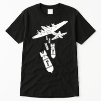 Bomber Dropping F Bombs Funny Tall T-Shirt