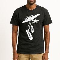 Bomber Dropping F Bombs Funny Tall T-Shirt